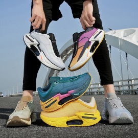 Women'S Breathable Marathon Running Shoes with Shock Absorption, Lightweight Carbon Plate Design for Quick Relief, Low-Top Mesh Upper& Rubber Sole, Comfortable Fabric Inner for Hiking, Casual Wear, and Workouts, Workout Footwear, Hiking Shoes, Sporty Design, Lowtop Sneakers, Durable Construction, Cushioned Support, Performance Footwear, Fitness Enthusiasts, Women