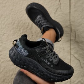 Men's Breathable Slip-Resistant Running Shoes with EVA Cushion & MD Rubber Sole - Low-Top Hiking Sneakers for All-Season Outdoor, Urban Streetwear & Casual Wear, Fabric Upper & Lining, Secure Lace-Up Design, Outdoor Adventure Footwear, Modern Athletic Footwear, Antislip Footwear, Sporty Design, Cushioned Support, Active Men