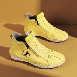 Women'S Fashion Zipper Slip-On Sneakers - Casual Outdoor Shoes with Durable Non-Slip Rubber Sole, Comfortable Walking Shoes Available in Sizes 6-9, All-Season Wear, Casual Footwear | Zipper Closure | Rubber Sole Sneaker