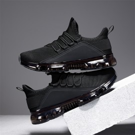 [Breathable Sneakers] Lightweight Breathable Men's Casual Sneakers | Comfortable Low-Top Streetwear Shoes with PU/Fabric Upper & TPR Sole, All-Season Versatile Lace-Up Design for Daily Wear, Sports, and Light Workouts