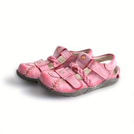 [French Retro Sandals] TMA EYES French Retro Women's Summer Sandals | Adjustable Hook-and-Loop Closure, Breathable Hollow-Out Toe, Low Heel & Cushioned Insole, Durable TPR Sole - Casual Comfort for Warm Weather, Strappy Sandals