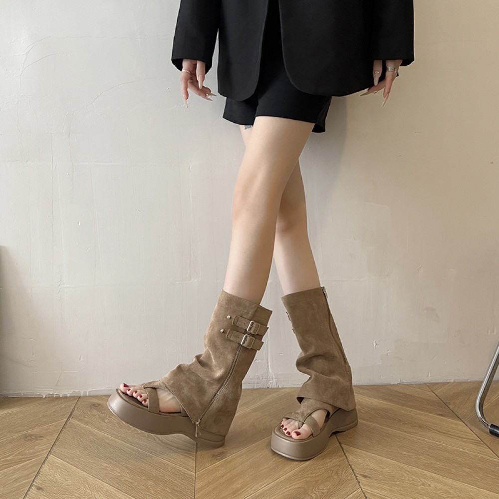 Stylish Women'S Black Fabric Flat Sandals with Zipper Closure and Open Toe Design - Chic Thong Style, Comfortable Rubber Sole, Perfect for Casual Attire