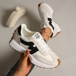 [Lightweight Lace-Up Sneakers] Women's Lightweight Lace-Up Sneakers - Low-Top Sneakers With Cushioned Rubber Sole, All-Season Urban Walking Shoes In Black/White/ Mint Green/ - Minimalist Everyday Shoes For Gym, Office, Errands - Easy-Clean Synthetic Cover-Like Upper, Ladies Sneakers, Gym Footwear, Sleek Design, Breathable Fabric, Casual Footwear, Lifestyle, Sporty Design, Durable Construction, Fitness Enthusiasts, Olive Green Sneakers For Women, Orange Sneakers For Women, Olive Green Shoes For Women, Lady's Casual