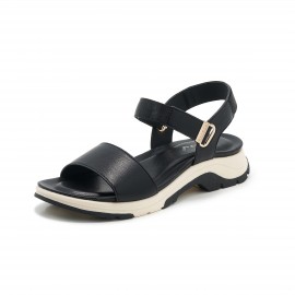 Women's White Faux Cover Platform Sandals with Buckle Strap & Arch Support - Thick Platform Heel, Open-Toe Mule Slippers, Cushioned Insole & Arch Stabilizer for All-Day Comfort - Casual to Formal Summer Shoes - Versatile for Office, Shopping, Casual Attire - Metallic Buckle Closure, TPR Sole, Minimalist Design, Beige & White Color Options, Low Heel Sandals for Women, Shoes for Women Plus Size, Fancy Sandals, Sandals for Women High Quality, Designer Shoes for Women